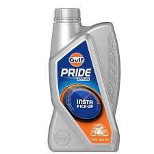 GULF OIL LUBRICANTS INDIA LTD 20W-50 Pride 4T Plus Oil for Bike (1 L)